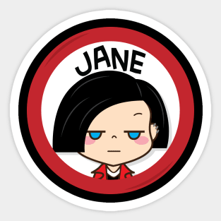 Jane Lane Sticker